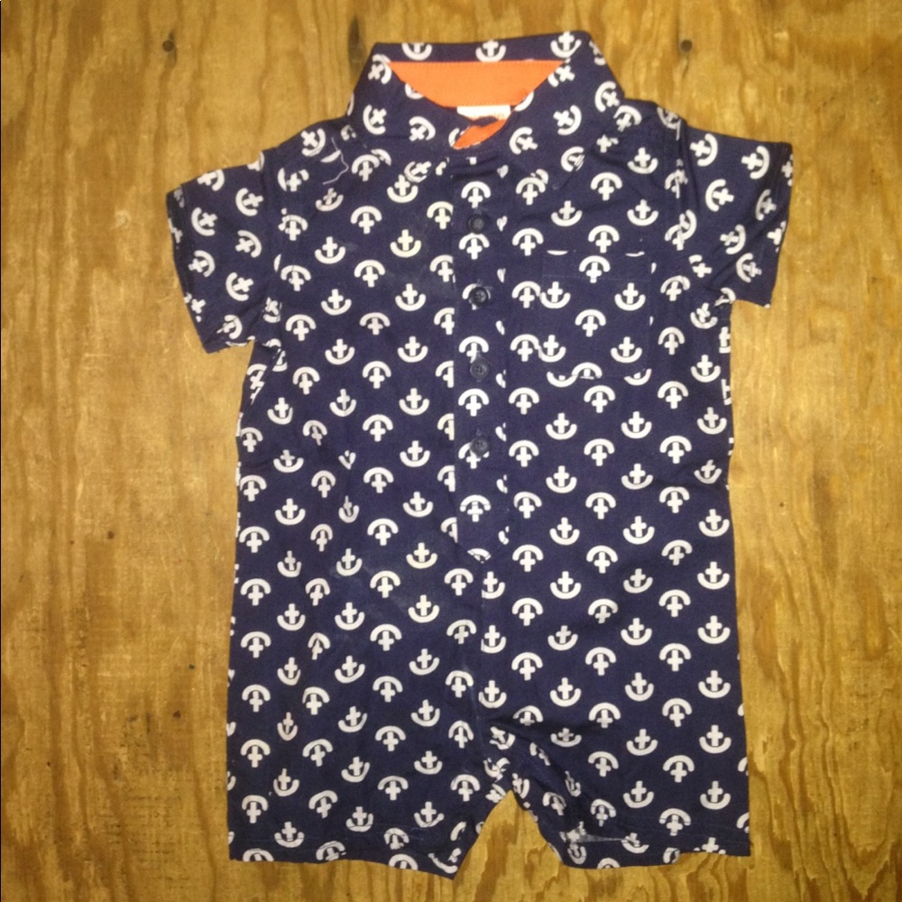 Anchor Little Boys Onesie